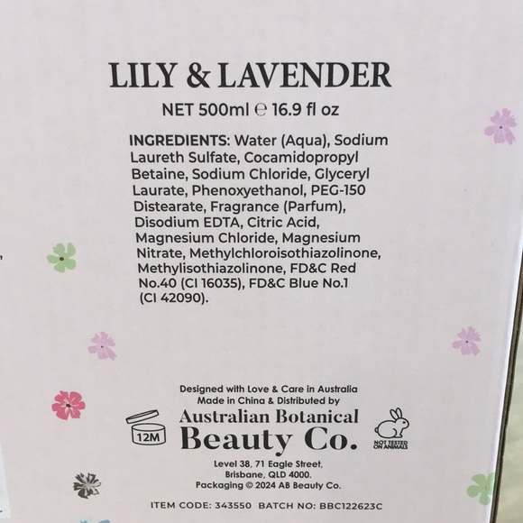 Taylor Finch Australia Pampering Bubble Bath Floral Duo NWT 2 16.9scented Bubble - Picture 12 of 16